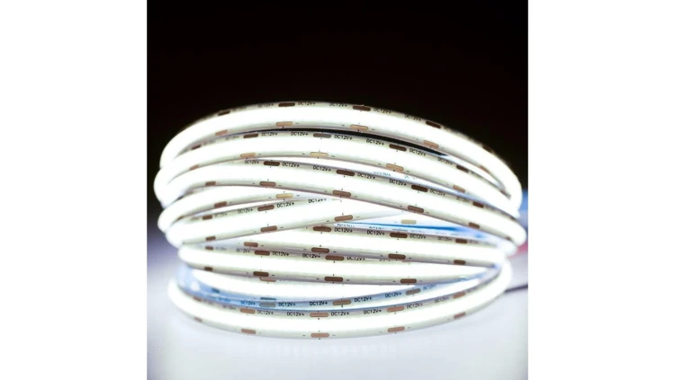 Taśma LED Pasek COB 12V 250W 9600LED Zimna 8mm 25m