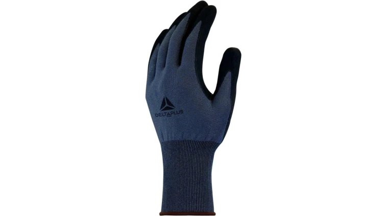 Rękawice dziane powlekane - nylon, HDPE, spandex, ścieg: 21, kolor Szary, rozmiar: 06, VECUTD11GR06