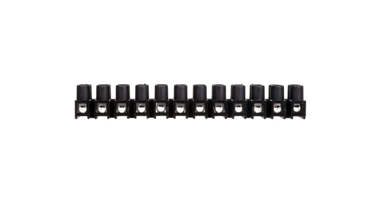 Listwa zaciskowa gwintowa 12-torowa 2,5mm2 czarna LTA12-2,5 22210217