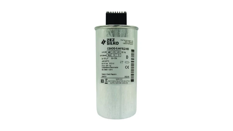Kondensator 18,2kvar 440V Cn=3x99,75µF In=3x23,91A