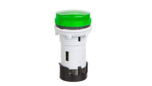 Lampka sygnalizacyjna /zintegrowana LED/ soczewka płaska karbowana 240 VAC zielona TT02X1 004770762