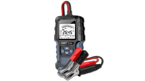 Qoltec Cyfrowy tester akumulatora z wyświetlaczem LCD 12V 24V 3Ah-250Ah