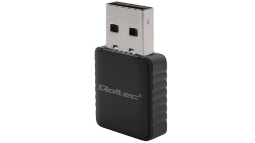 Qoltec Bezprzewodowy Ultra szybki DUAL mini WiFi adapter 2 x 2dBi Standard AC USB 3.0 1300Mbps