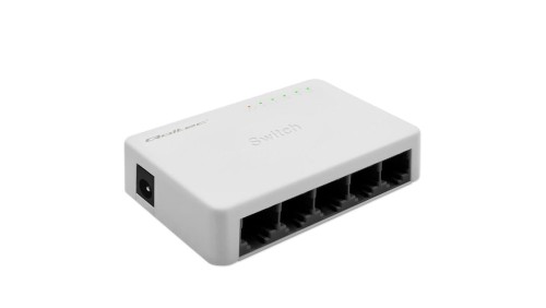 Qoltec SWITCH Przełącznik sieciowy 5 x port RJ45 100Mbps Fast Ethernet LAN