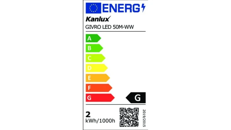 Wąż świetlny 210 DC GIVRO LED 50M-WW 2W/M 110lm/m 3000K IP65 rolka 50mb Odporność UV zasilanie przelotowe 38574