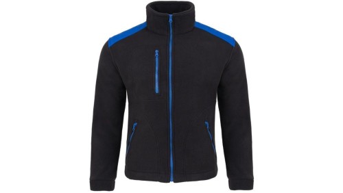 POLAR BHP bluza polarowa CIEPŁA CZARNO-NIEBIESKA Rozmiar M