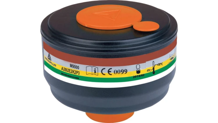 Filtry A2B2E2K2P3 do masek pełnotwarzowych M9200 I M9300, kolor Czarny, M9001EABEK2P3 /4szt./