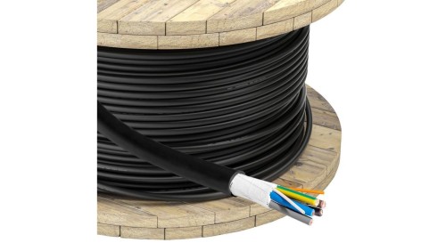 Kabel zasilający EV Akyga AK-SC-E12 CU 5x6mm² + 2x0.5mm² 3-fazy 32A 450/750V 1mb