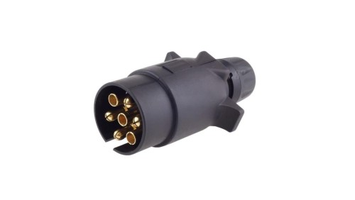 Wtyczka przyczepowa 7-pin 12V/24V plastikowa na kabel AMIO