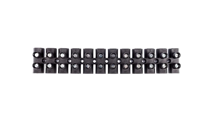 Listwa zaciskowa gwintowa 12-torowa 35mm2 czarna EKL 5E 89150007