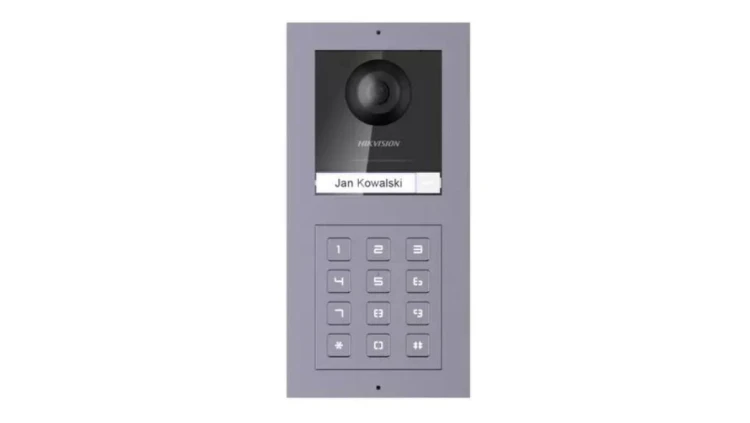 Panel bramowy modułowy Hikvision kamera + szyfrator