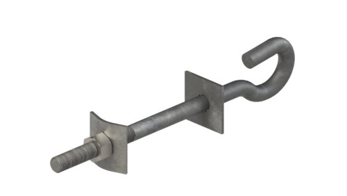 Śruba hakowa M16 L200 ocynk ogniowy S3011C SH16L200