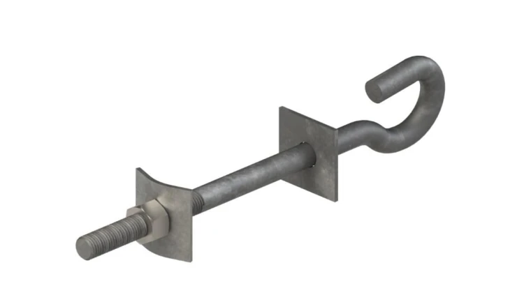 Śruba hakowa M16 L200 ocynk ogniowy S3011C SH16L200