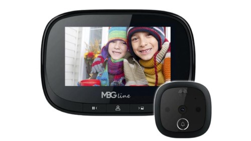 Wizjer do drzwi kamera MBG Line SF55 Black Edition