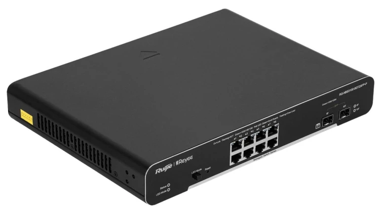Switch PoE Rack 19” RG-NBS3100-8GT2SFP-P 8xGigabit PoE 2xSFP
