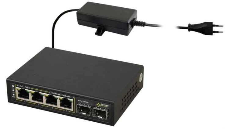 SWITCH POE 4+2SFP PULSAR SFG64