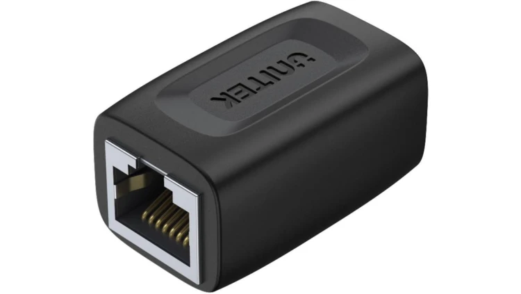 Unitek A1026BK Łącznik RJ45 (F) - RJ45 (F) Cat.6 1 Gbps