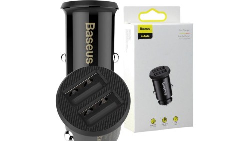 ŁADOWARKA SAMOCHODOWA Baseus Grain CCALL-ML01 15.5W 3.1A 2x USB-A