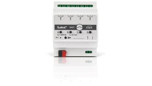 SATEL KNX 4-kanałowy aktor przełączający KNX-SA41