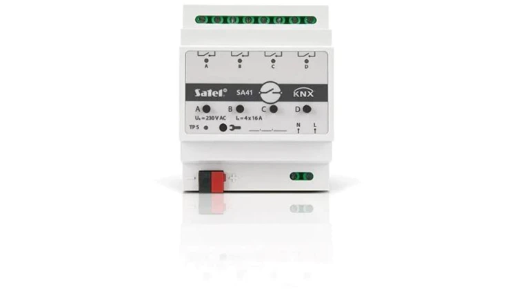 SATEL KNX 4-kanałowy aktor przełączający KNX-SA41