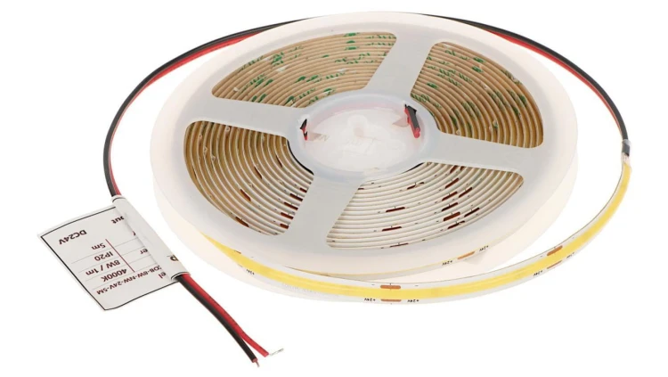 TAŚMA LED LED-COB-24V/8W-NW/5M - 4000K MW Lighting