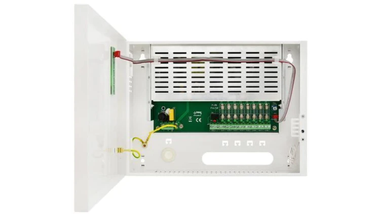 ZASILACZ IMPULSOWY STABILIZOWANY DO 8 KAMER HD Pulsar HPSDC-12V8X1A 12V/8A/8×1A/TOPIC