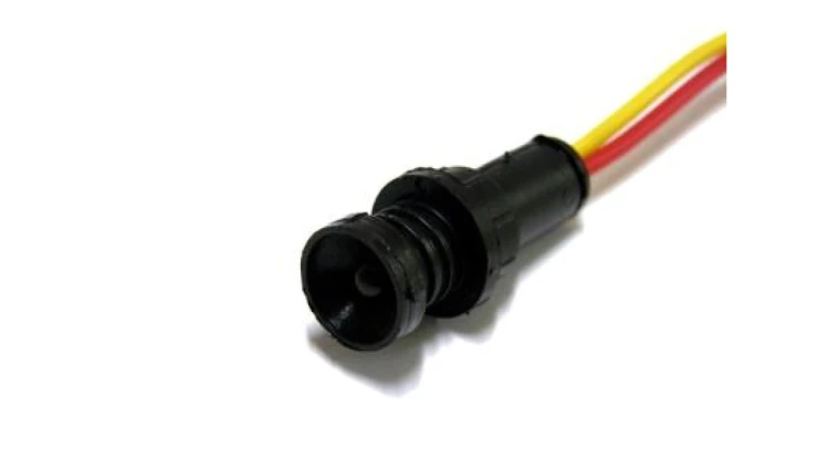 Lampka LED czerwona 12-24V AC/DC (klosz 5mm)