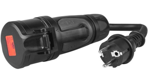 PRZEJŚCIOWKA ADAPTER SIŁOWY Green Cell CZERWONY CEE 16A 400V 5P DO SCHUKO 230V EVAK01