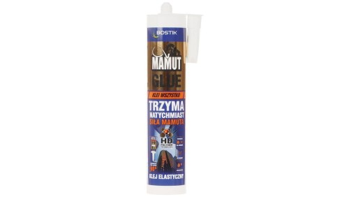 UNIWERSALNY KLEJ MONTAŻOWY GLUE-U290/MAMUT KARTUSZ 290ml BOSTIK