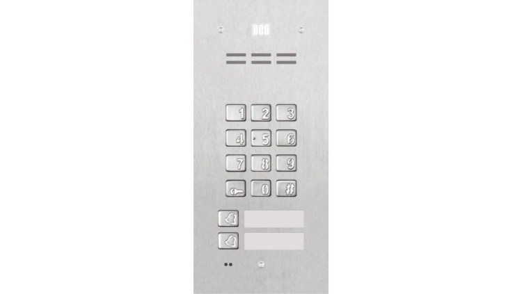 ACO FAM-P-2NPZSACC panel pod tynk 2-rodzinny czyt. brel. zamek szyfr.