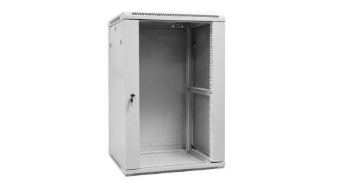 Szafa RACK TELCOLINE 18U/19 cali, 600x450 mm, szara