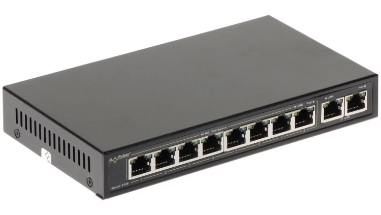 SWITCH POE S-108 8-PORTOWY PULSAR