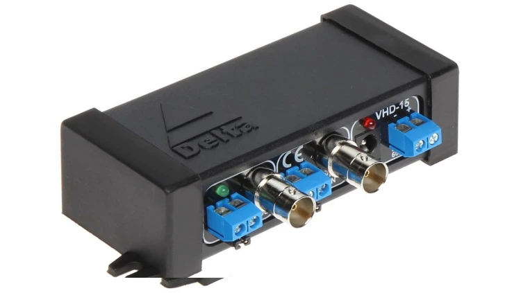REPEATER VHD-15 WZMACNIACZ SYGNAŁU AHD, HD-CVI, HD-TVI DELTA