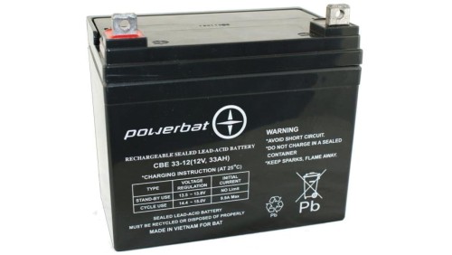 Akumulator PowerBat AGM 12V 33Ah