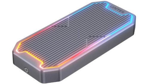 Obudowa dysku M.2 SSD NVMe/SATA 10Gbps RGB S1210B Unitek