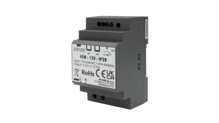 Zasilacz na szynę DIN PREMIUM 12V 45W