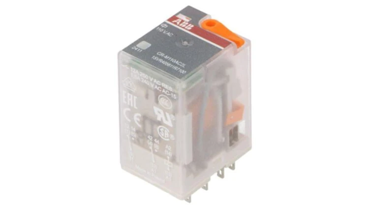 CR-M110AC2L Przekaźnik elektromagnetyczny, DPDT, Napięcie Cewki: 110VAC, max.250VDC