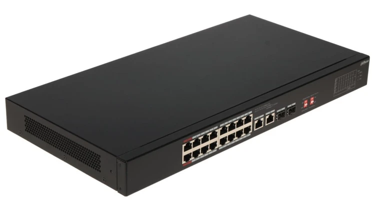 SWITCH PRZEMYSŁOWY POE S3218-16ET-135 16-PORTOWY SFP DAHUA