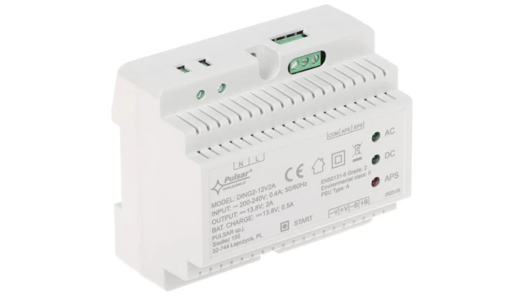ZASILACZ BUFOROWY IMPULSOWY DING2-12V2A PULSAR