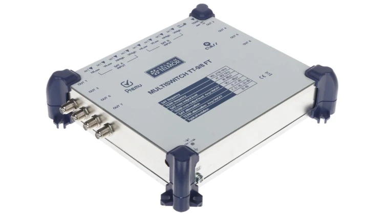 MULTISWITCH TT-9/8-FT-PREMU 9 WEJŚĆ / 8 WYJŚĆ PREMU TELMOR