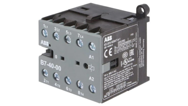 B7-40-00-01 Stycznik 4-biegunowy, NO x4, 24VAC, 7A, na panel,na szynę DIN, B7