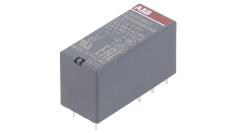 CR-P012DC1 Przekaźnik elektromagnetyczny, SPDT, Napięcie Cewki: 12VDC, 16A, CR-P