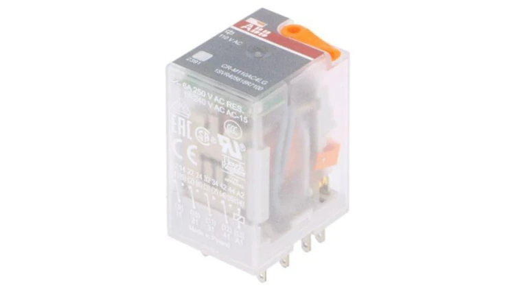 CR-M110AC4LG Przekaźnik elektromagnetyczny, 4PDT, Napięcie Cewki: 110VAC, max.250VDC