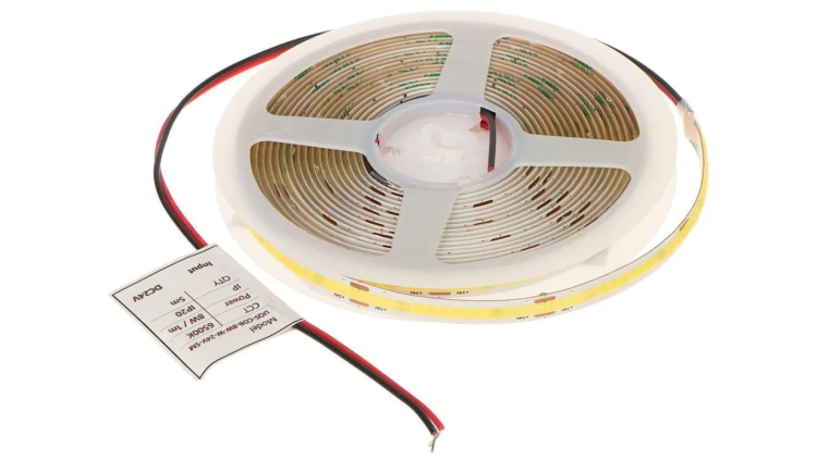 TAŚMA LED LED-COB-24V/8W-CW/5M - 6500K MW Lighting