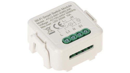 INTELIGENTNY STEROWNIK OŚWIETLENIA LED ATLO-SW1-EWELINK Wi-Fi, eWeLink