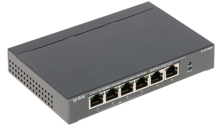 SWITCH POE TL-SF1006P 6-PORTOWY TP-LINK