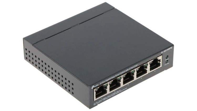 SWITCH POE TL-SG105PE 4-PORTOWY TP-LINK