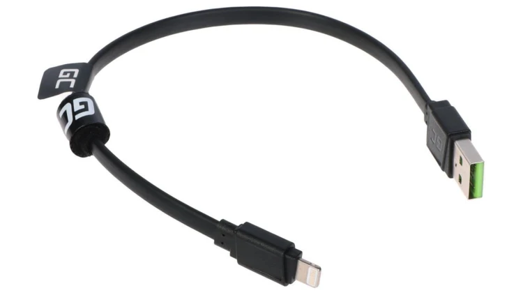 PRZEWÓD USB-A/LIGHTNING/0.25M-GC GCmatte 0.25m Green Cell