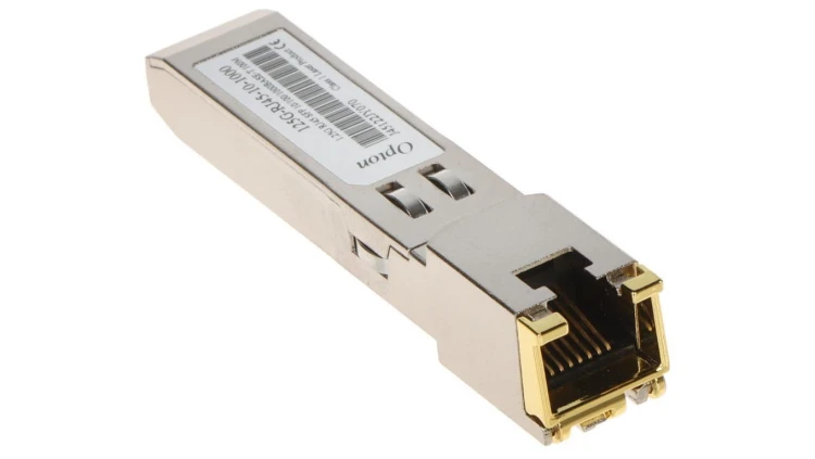 MODUŁ SFP Z GNIAZDEM RJ-45 SFP-RJ45/10M-1G