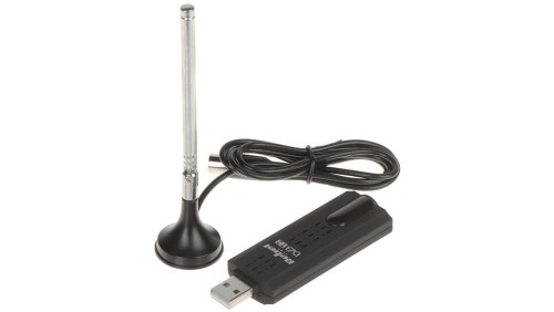 TUNER CYFROWY USB DVB-T/DVB-T2/DVB-C KOM-1060 H.265/HEVC REBEL